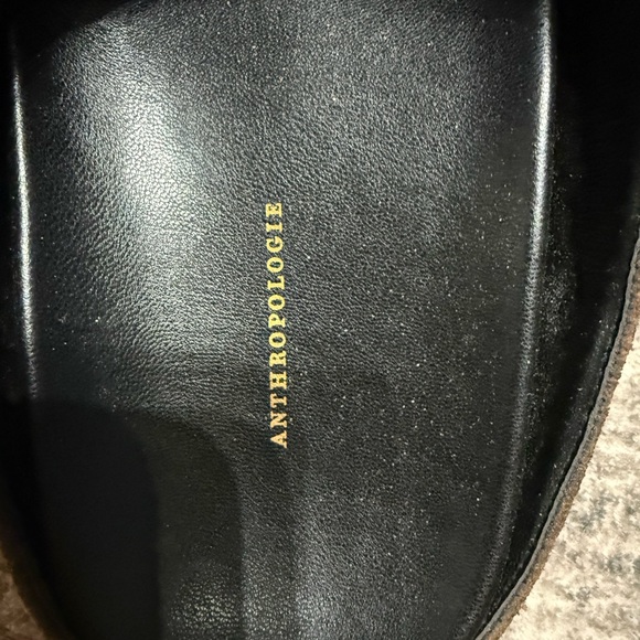 Anthropologie Brown Suede Slip-On Mules - Picture 6 of 6